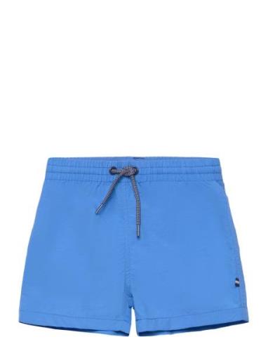 Cord Plain Swimming Trunks Uimashortsit Blue Mango