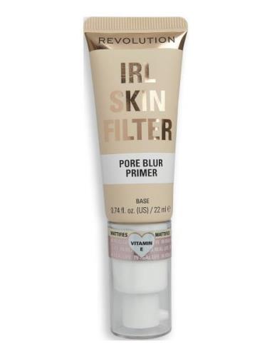 Revolution Irl Pore Blur Filter Primer Pohjustusvoide Meikki Gold Make...