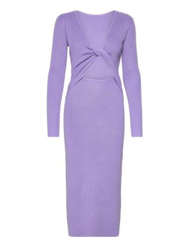 Lela Jenner Dress Polvipituinen Mekko Purple Bzr