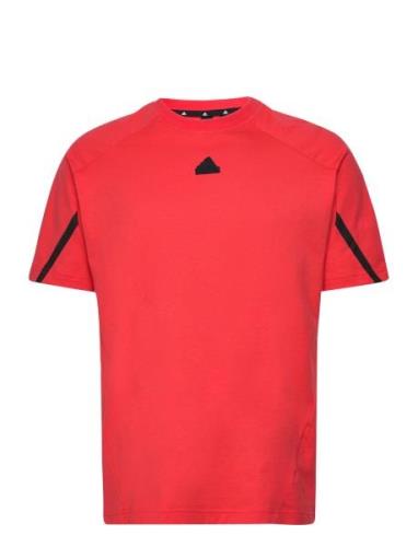 Designed 4 Gameday T-Shirt Sport T-shirts Short-sleeved Red Adidas Spo...