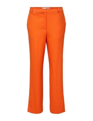 Slfmyla-Mynella Hw Straight Pant Curve Bottoms Trousers Straight Leg O...