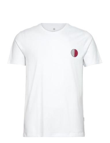 Jbs Of Dk O-Neck Blend Tops T-shirts Short-sleeved White JBS Of Denmar...