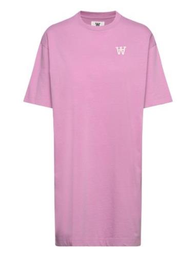 Ulla Aa Dress Lyhyt Mekko Pink Double A By Wood Wood