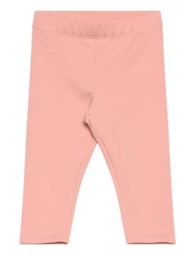 Leggings Brushed Inside Basic Bottoms Leggings Pink Lindex