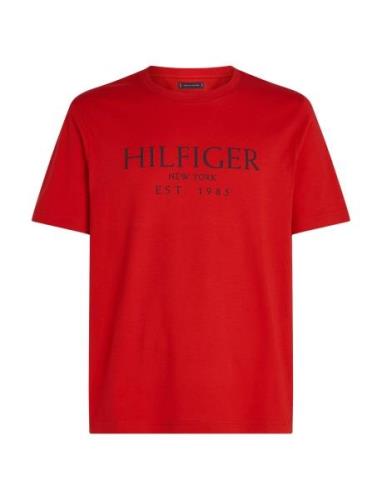 Big Hilfiger Tee Tops T-shirts Short-sleeved Red Tommy Hilfiger