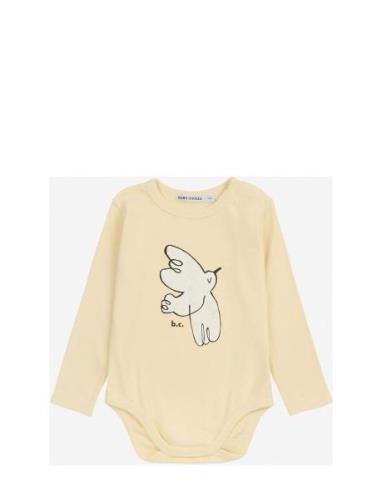 Baby Freedom Bird Body Bodies Long-sleeved Yellow Bobo Choses