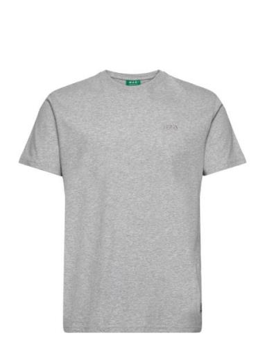 Happy Tee Tops T-shirts Short-sleeved Grey H2O