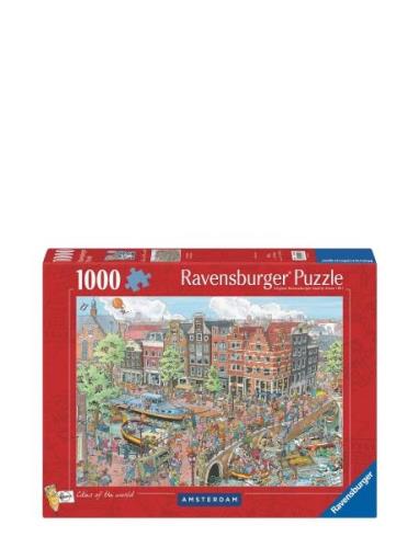 Amsterdam 1000P Toys Puzzles And Games Puzzles Classic Puzzles Multi/p...