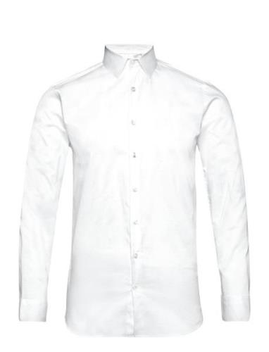 Organic Dress Shirt L/S Tops Shirts Business White Lindbergh