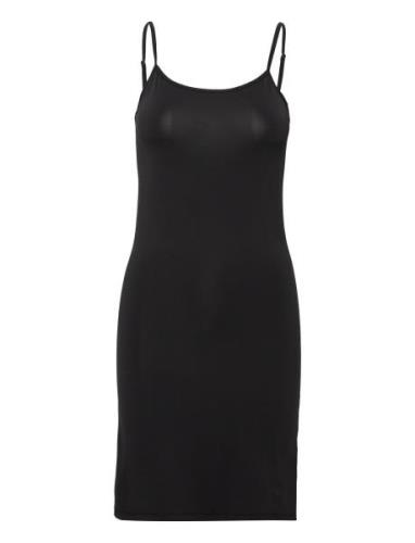 Rada Rebecca Slip Dress Lyhyt Mekko Black Bruuns Bazaar