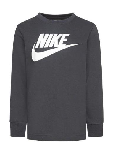 Ls-L/S Tee Tops T-shirts Long-sleeved T-shirts Grey Nike