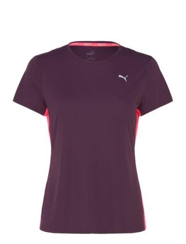 Run Favorites Velocity Tee W Sport T-shirts & Tops Short-sleeved Purpl...