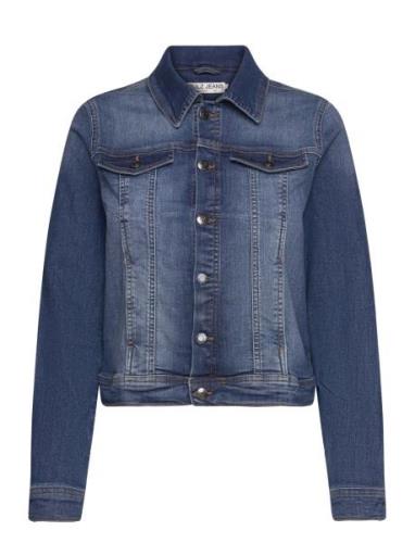 Pzkatja Denim Jacket Farkkutakki Denimtakki Blue Pulz Jeans