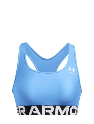 Ua Hg Authentics Mid Branded Sport Bras & Tops Sports Bras - All Blue ...