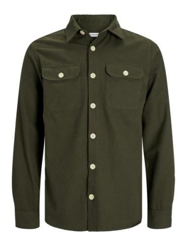 Jjedarren Overshirt Ls Noos Tops Overshirts Green Jack & J S