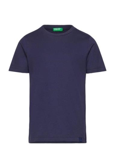 T-Shirt Tops T-shirts Short-sleeved Navy United Colors Of Benetton