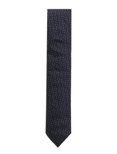 Tie Cm 6 Solmio Kravatti Black HUGO