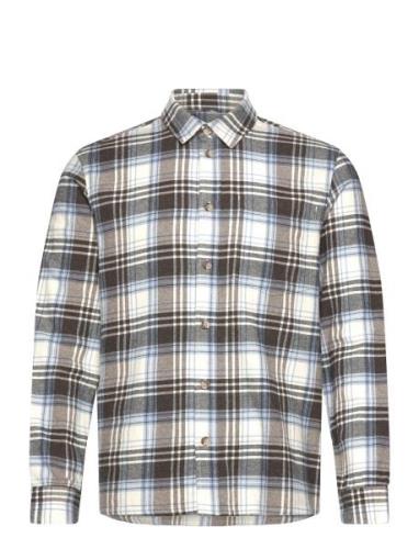 Sdmessiah Tops Shirts Casual Grey Solid