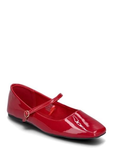 Onlakira-3 Pu Mary Jane Ballerina Ballerinat Red ONLY