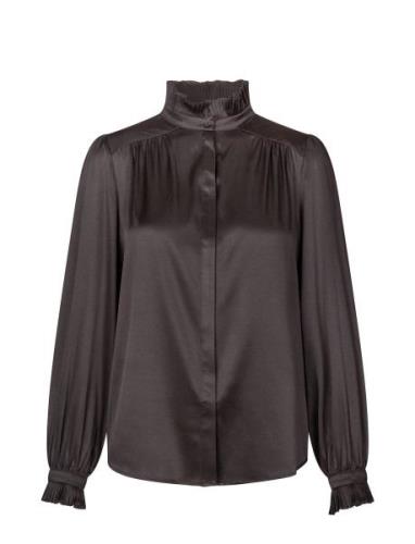 Sayakadea Tops Blouses Long-sleeved Brown Dea Kudibal