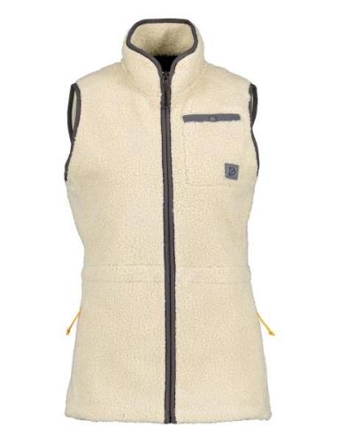 Libra Wns Vest Vests Knitted Vests Beige Didriksons