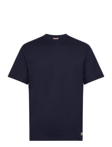 Basic T-Shirt Héritage Tops T-shirts Short-sleeved Navy Armor Lux