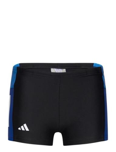 Adidas Colorblock 3-Stripes Swim Boxer Uimashortsit Black Adidas Perfo...