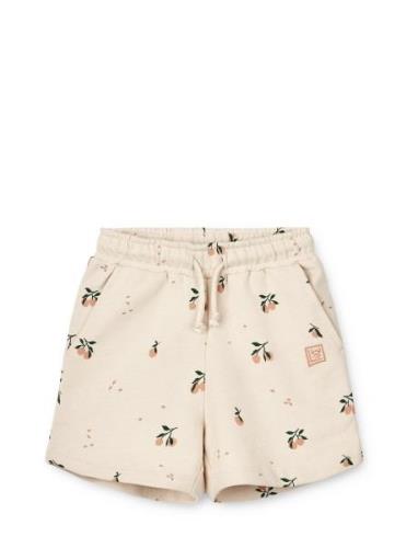 Gram Printed Sweatshorts Bottoms Shorts Cream Liewood