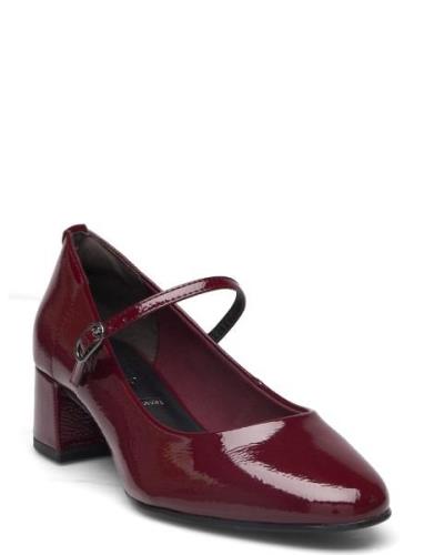 Women Court Sho Shoes Heels Pumps Classic Burgundy Tamaris