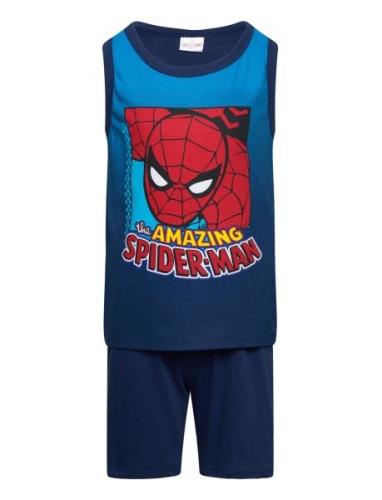 Pyjama Pyjamasetti Pyjama Navy Spider-man