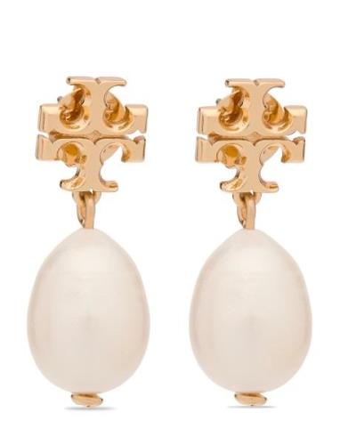 Kira Pearl Drop Earring Korvakoru Korut Gold Tory Burch