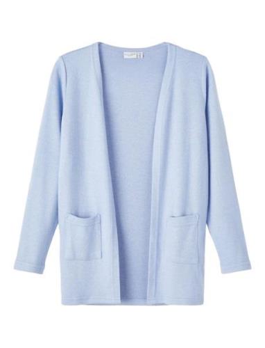 Nkfvicti Ls Knit Card L Noos Tops Knitwear Cardigans Blue Name It