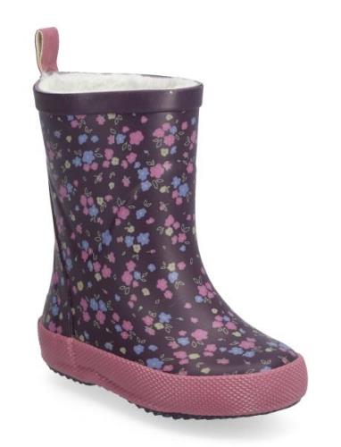 Wellies Aop W. Lining Shoes Rubberboots High Rubberboots Purple CeLaVi