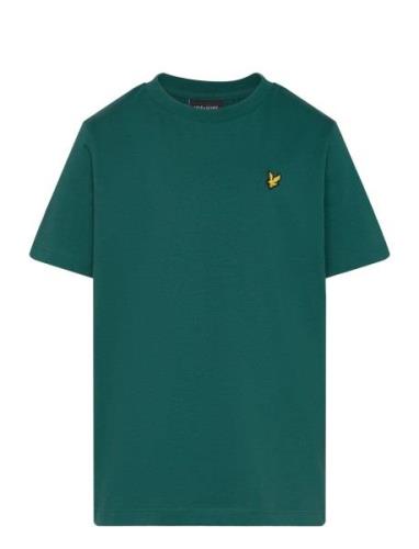 Plain T-Shirt Tops T-shirts Short-sleeved Green Lyle & Scott