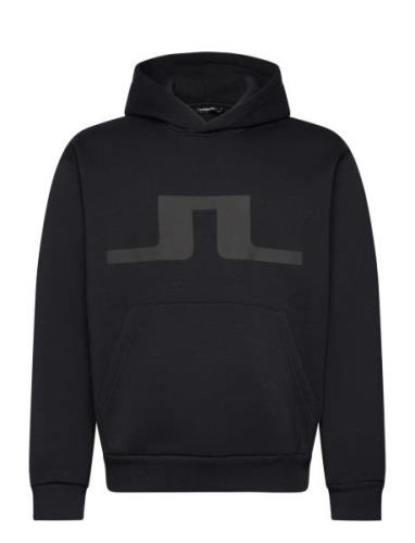 Karson Graphic Hoodie Tops Sweat-shirts & Hoodies Hoodies Black J. Lin...