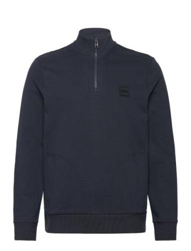 Sidney 42 Tops Sweat-shirts & Hoodies Sweat-shirts Navy BOSS