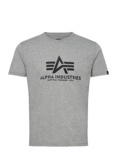 Basic T-Shirt Designers T-shirts Short-sleeved Grey Alpha Industries