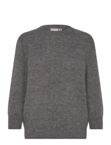 Ihkamara Ms3 Tops Knitwear Jumpers Grey ICHI