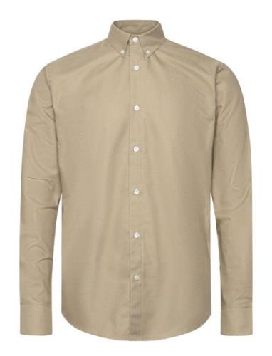 Cotton Oxford Sune Shirt Bd Tops Shirts Casual Beige Mads Nørgaard