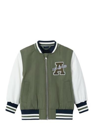 Nknmain Bomber Jacket Pb Bombertakki Green Name It