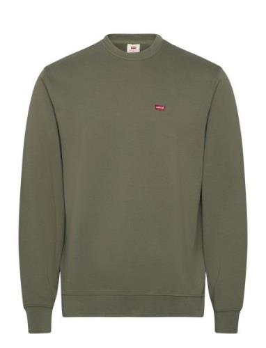 The Original Hm Crew Moss Oliv Tops Sweat-shirts & Hoodies Sweat-shirt...