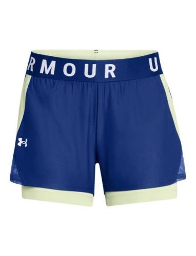 Play Up 2-In-1 Shorts Sport Shorts Sport Shorts Blue Under Armour