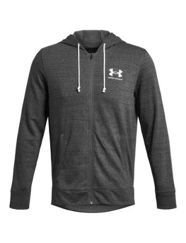 Ua Rival Terry Lc Fz Tops Sweat-shirts & Hoodies Hoodies Grey Under Ar...