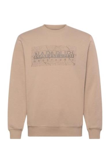 Albula Sweatshirt Tops Sweat-shirts & Hoodies Sweat-shirts Beige Napap...