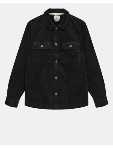 Akoscar Cord Overshirt Tops Overshirts Black Anerkjendt