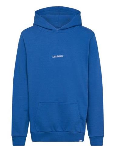 Dexter Hoodie Kids Tops Sweat-shirts & Hoodies Hoodies Blue Les Deux