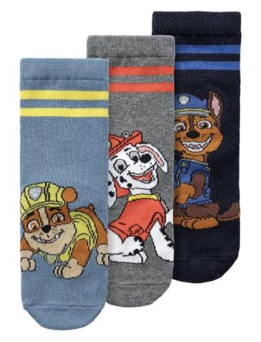 Nmmjax Pawpatrol 3P Sock Cplg Sukat Navy Name It