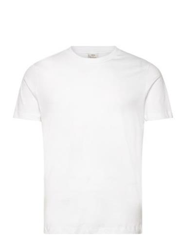 Basic Cotton Stretch T-Shirt Tops T-shirts Short-sleeved White Mango