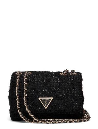 Giully Mini 2 Comp Cnvrtbl Flp Bags Crossbody Bags Black GUESS