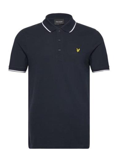 Tipped Polo Shirt Tops Polos Short-sleeved Navy Lyle & Scott